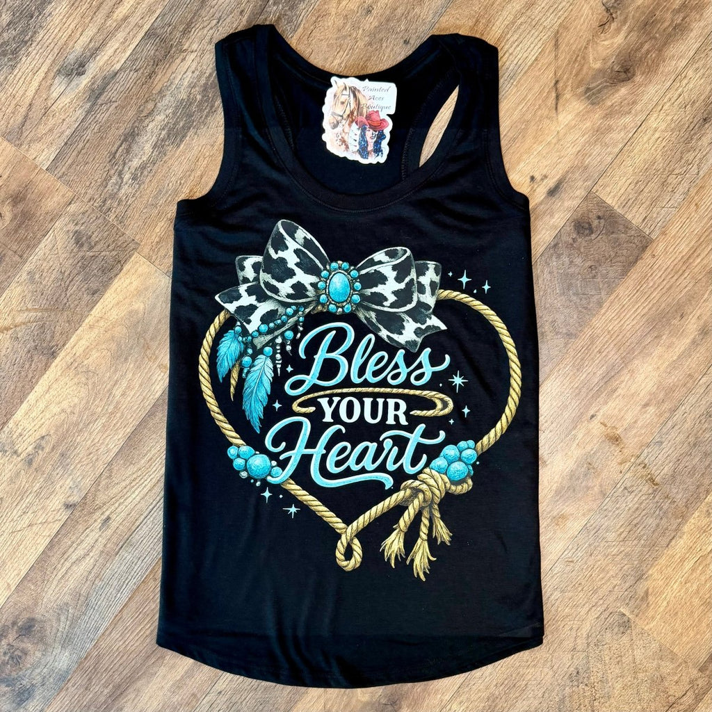 Bless Your Heart | Country Graphic Tank Top